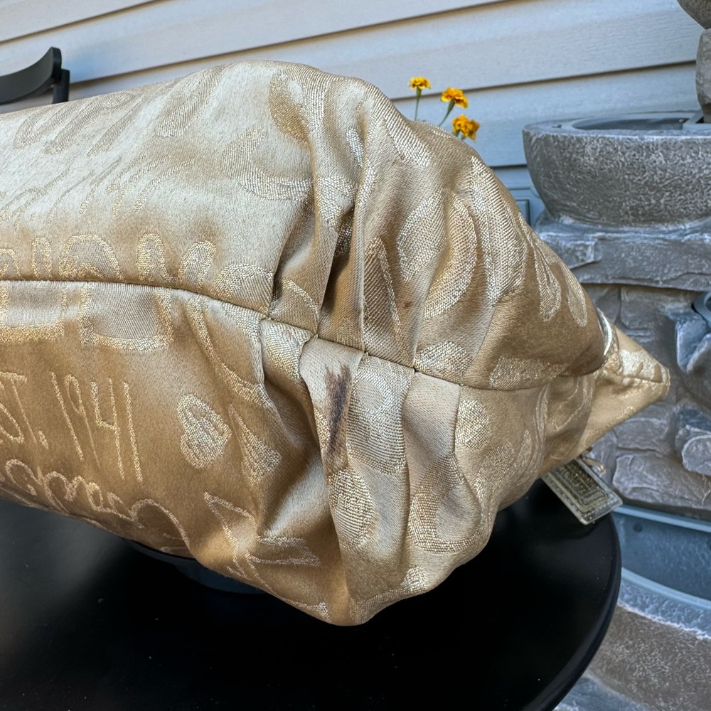 Coach Poppy Story Patch Glam Tote - Picture 12 of 14